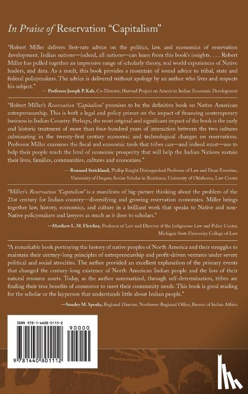 Miller, Robert J. - Reservation "Capitalism"