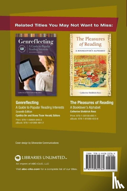 Ross, Catherine Sheldrick, McKechnie, Lynne (E.F.) (University of Western Ontario, Rothbauer, Paulette M. (University of Western Ontario - Reading Still Matters