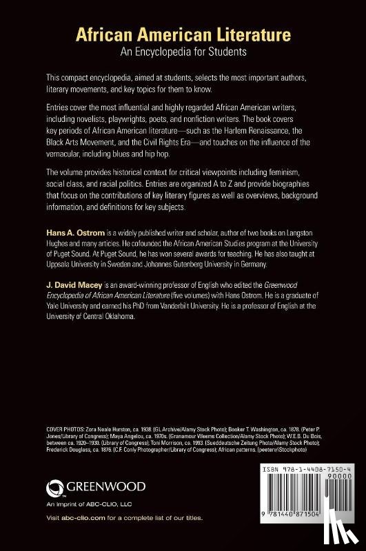  - African American Literature