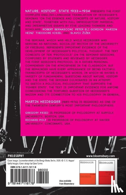 Heidegger, Martin - Nature, History, State