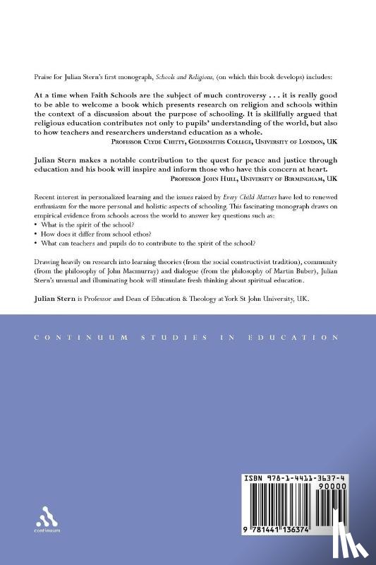Stern, Professor Julian (Bishop Grosseteste University - The Spirit of the School
