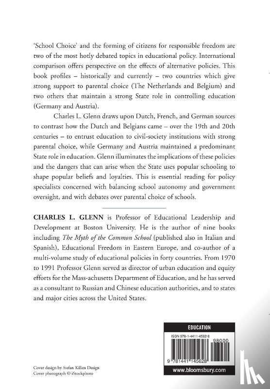 Glenn, Charles L. (Boston University - Contrasting Models of State and School