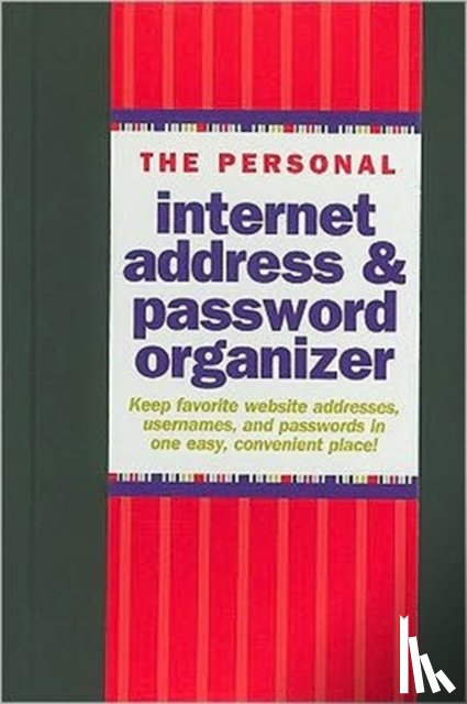 Peter Pauper Press, Inc - Internet Address Password Log Black