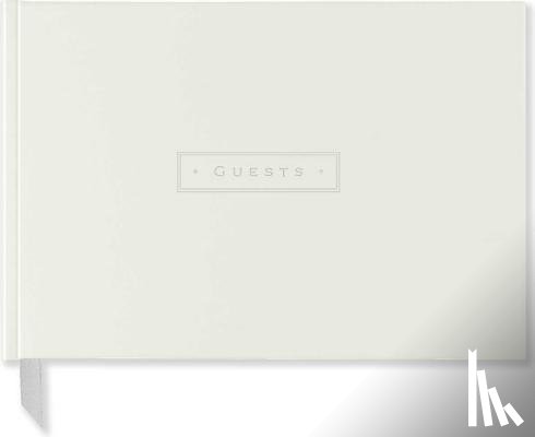 Peter Pauper Press, Inc - White Leather Guest Book