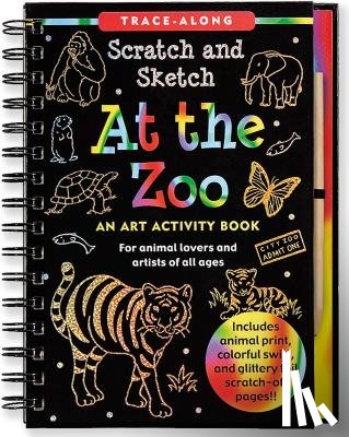Peter Pauper Press, Inc - Scratch & Sketch at the Zoo (Trace-Along) [With Wooden Stylus]