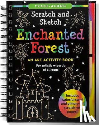 Peter Pauper Press, Inc - Scratch & Sketch Enchanted Forest (Trace-Along)
