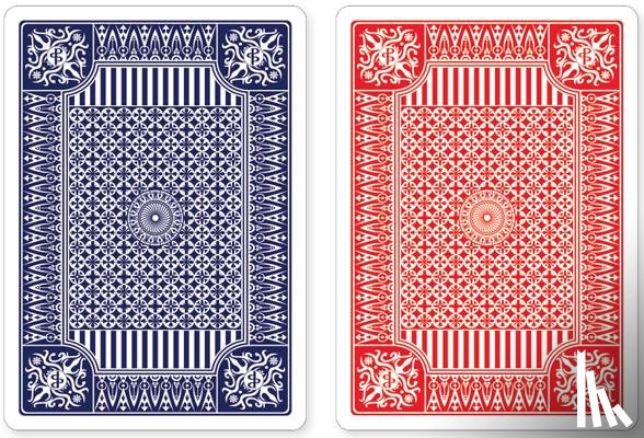 Peter Pauper Press, Inc - Blue and Red Premium Playing Cards, Two Standard Decks