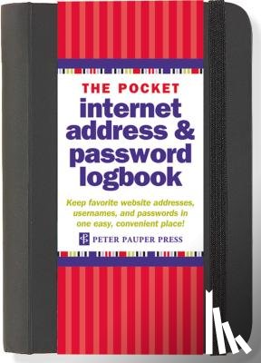 Peter Pauper Press Inc - The Pocket Internet Address & Password Logbook