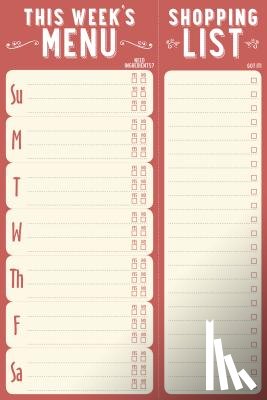 Peter Pauper Press, Inc - Note Pad This Week's Menu