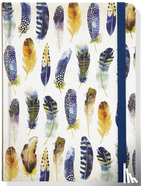 Peter Pauper Press, Inc - Jrnl Mid Watercolor Feathers