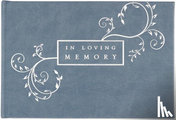 Peter Pauper Press, Inc - Guest Book in Loving Memory Blue