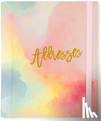 Peter Pauper Press, Inc - Lg Addr Bk Watercolor Sunset