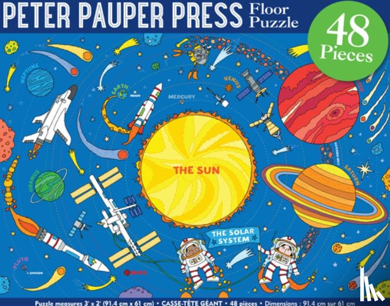 Peter Pauper Press, Inc - Solar System Kids' Floor Puzzle