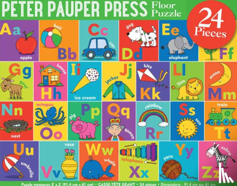 Peter Pauper Press, Inc - Alphabet Kids' Floor Puzzle