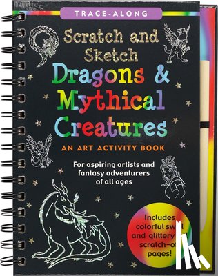 Peter Pauper Press Inc - Scratch & Sketch Dragons & Mythical Creatures (Trace Along)