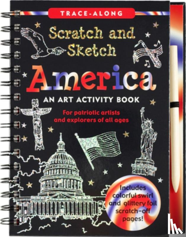 Peter Pauper Press Inc - Scratch & Sketch America (Trace Along)