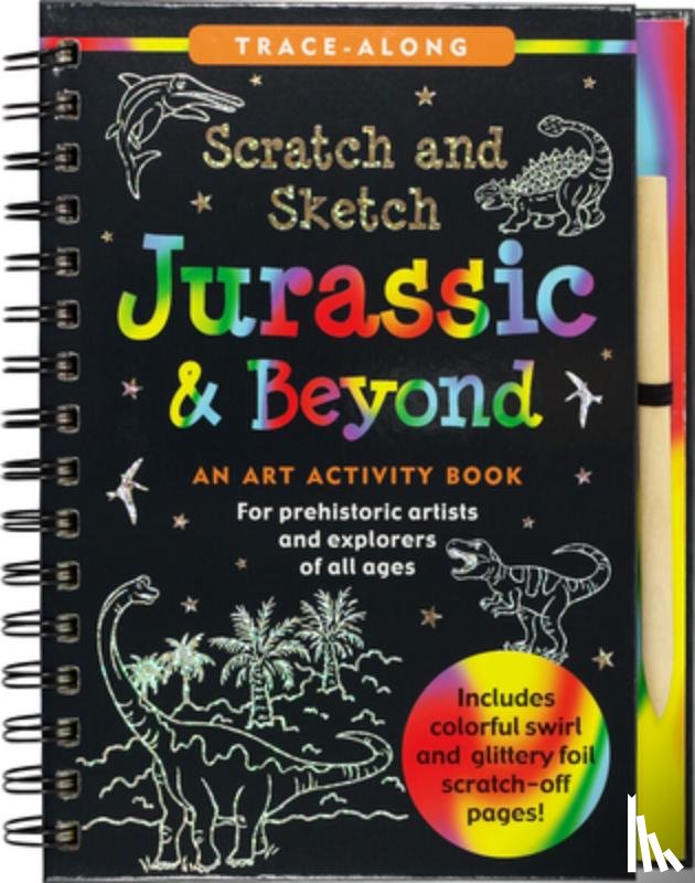 Peter Pauper Press Inc - Scratch & Sketch Jurassic (Trace Along)