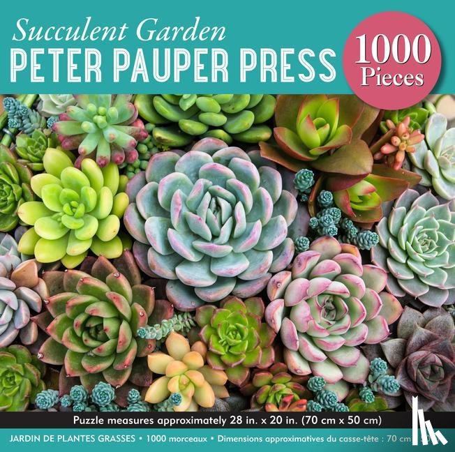 Peter Pauper Press Inc - Succulent Garden 1,000 Piece Jigsaw Puzzle