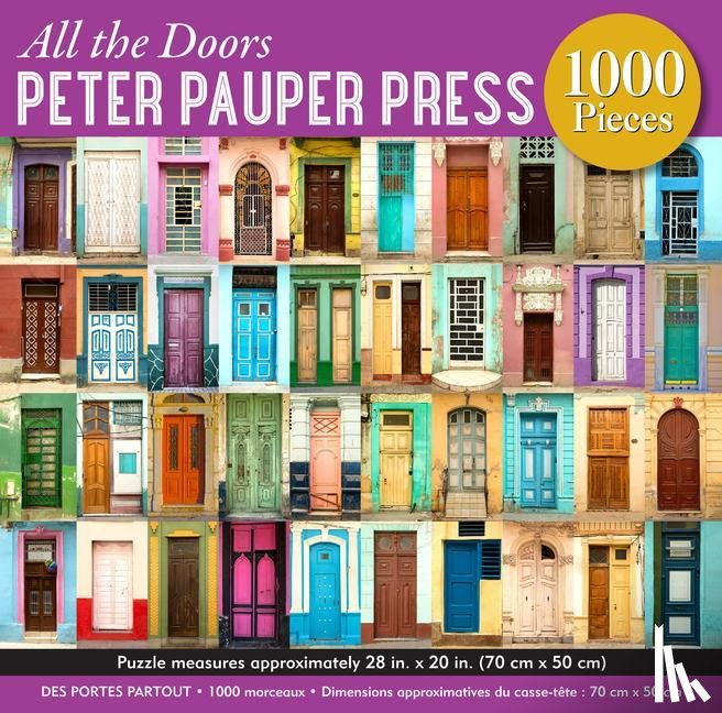 Peter Pauper Press Inc - All the Doors 1,000 Piece Jigsaw Puzzle