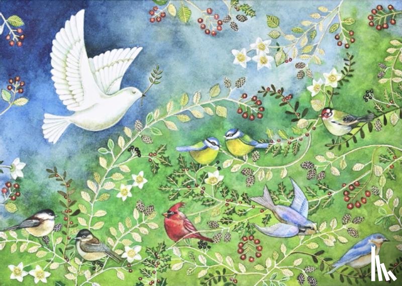 Gregory, Nicola - Birds & Holly Deluxe Boxed Holiday Cards (20 Cards, 21 Self-Sealing Envelopes) [With Envelope]