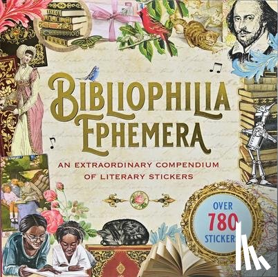 Peter Pauper Press Inc - Bibliophelia Ephemera Sticker Book (Over 780 Stickers)