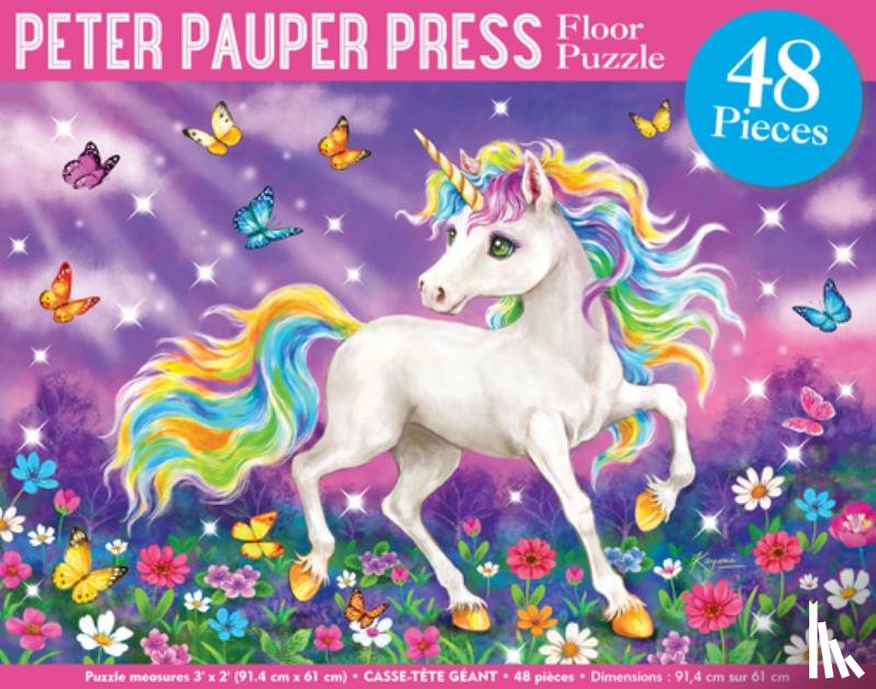  - Unicorn World Kids' Floor Puzzle (48 Pieces) (36 Inches Wide X 24 Inches High)