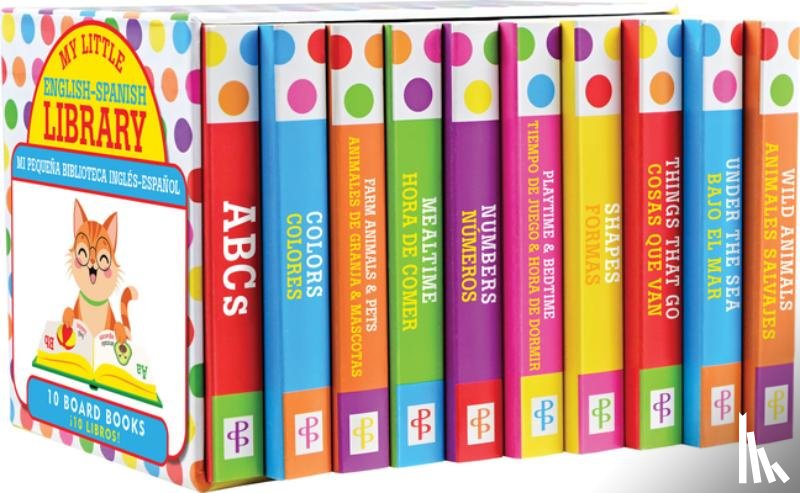 Peter Pauper Press Inc - My Little Library of Bilingual Board Books - (Set of 10 English-Spanish Board Books)