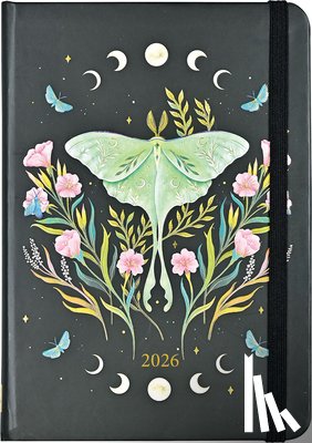  - 2026 Luna Moth Weekly Planner (16 Months, Sept 2025 to Dec 2026)