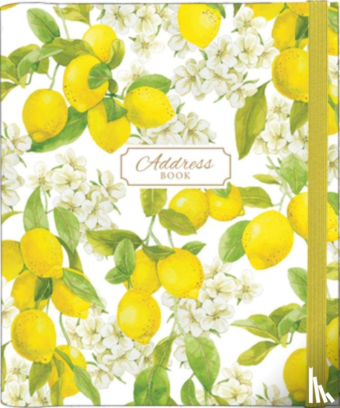  - Amalfi Lemons Large Address Book