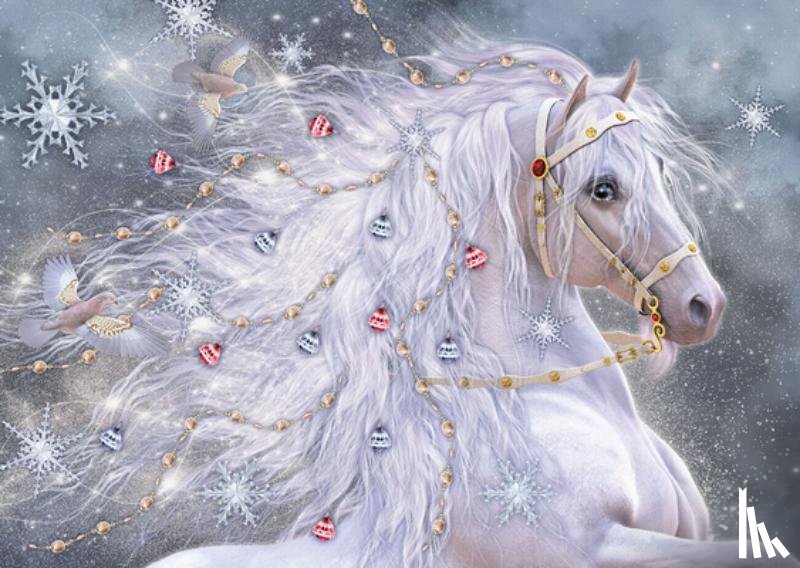  - Festive Horse Deluxe Boxed Holiday Cards (20 Cards, 21 Self-Sealing Envelopes)