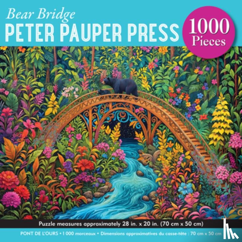 - Bear Bridge 1000-Piece Jigsaw Puzzle (Gold Foil Highlights)