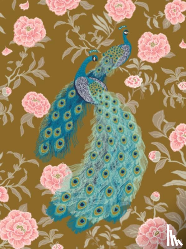  - Victorian Peacock Journal (Deluxe Binding with Gold Gilded Pages)