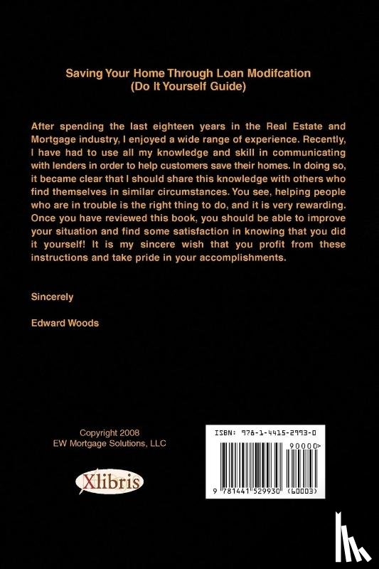 Woods, Edward - Saving Your Home Through Loan Modification!