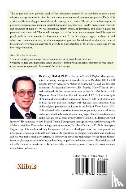 Harloff, Dr Gary J Ph D - Active Investing Wealth Management for High Net Worth Individuals