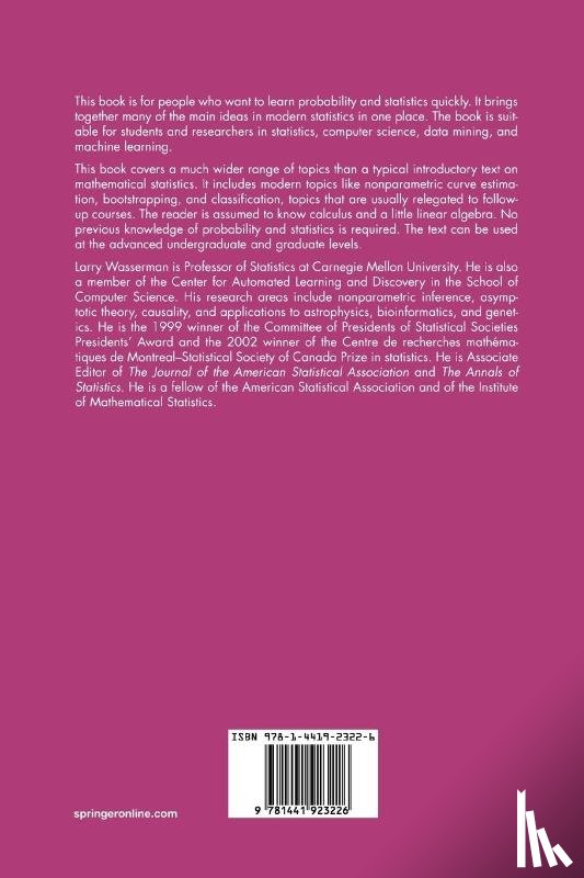 Wasserman, Larry - All of Statistics