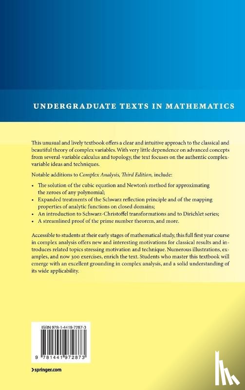 Bak, Joseph, Newman, Donald J. - Complex Analysis