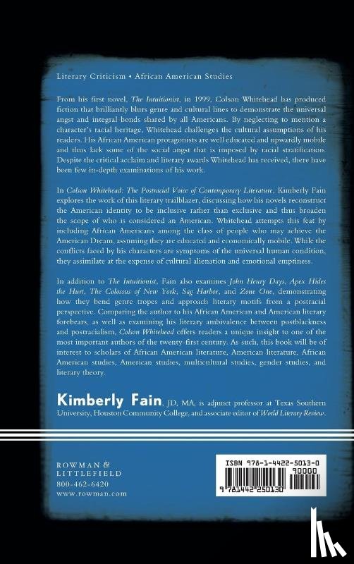 Fain, Kimberly - Colson Whitehead