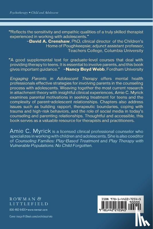 Myrick, Amie C. - Engaging Parents in Adolescent Therapy