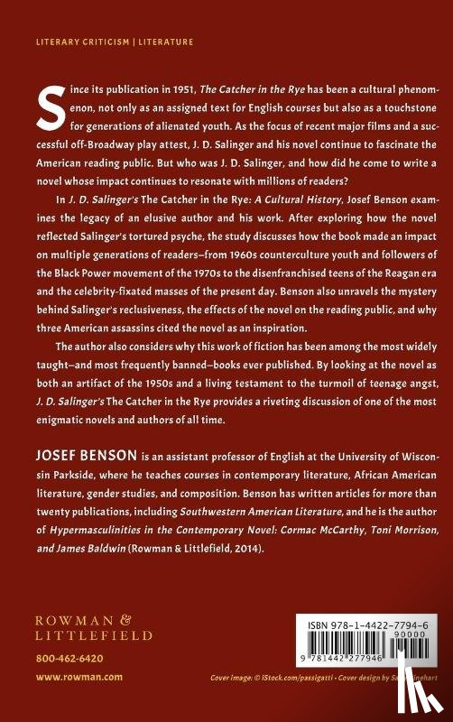 Benson, Josef - J. D. Salinger's The Catcher in the Rye