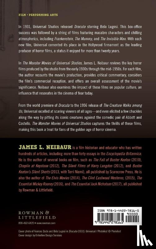 Neibaur, James L. - The Monster Movies of Universal Studios