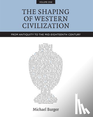 Burger, Michael - The Shaping of Western Civilization, Volume I