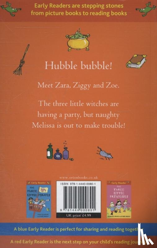 Adams, Georgie - Early Reader: The Three Little Witches Storybook
