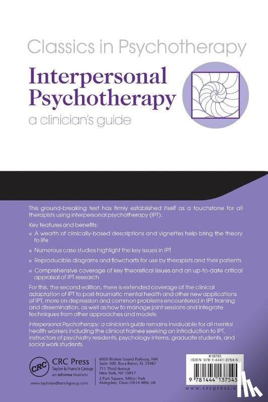 Stuart, Scott (Associate Professor of Psychiatry and Psychology, Robertson, Michael - Interpersonal Psychotherapy 2E A Clinician's Guide