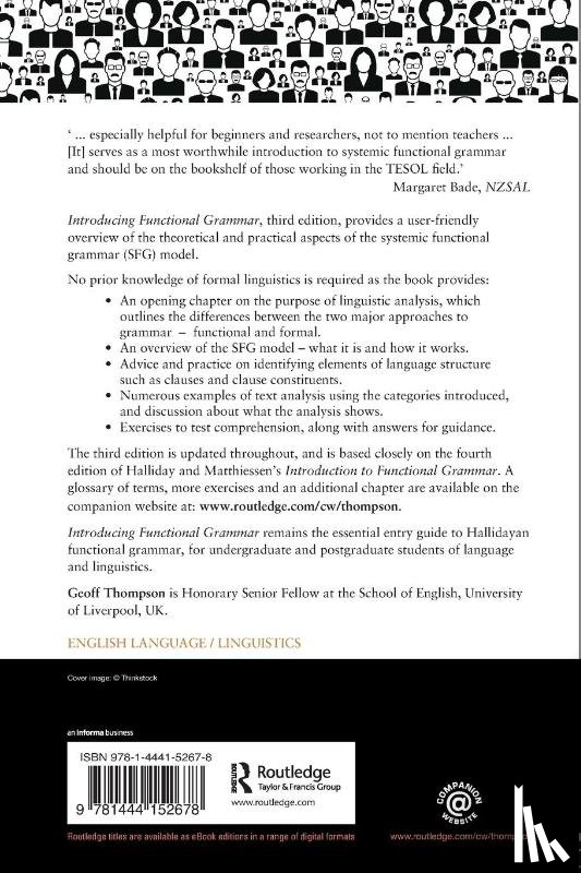 Thompson, Geoff (University of Liverpool - Introducing Functional Grammar