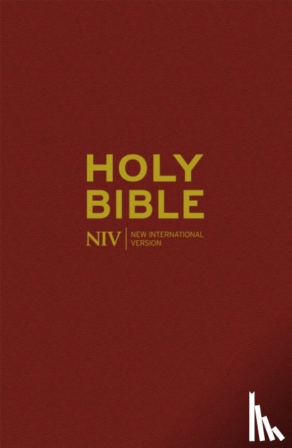 Version, New International - NIV Popular Burgundy Hardback Bible