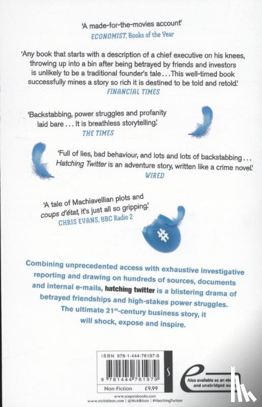 Bilton, Nick - Hatching Twitter
