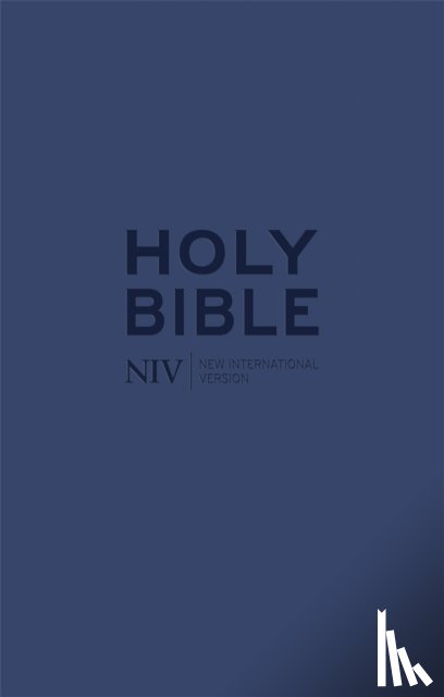 Version, New International - NIV Tiny Navy Soft-tone Bible with Zip