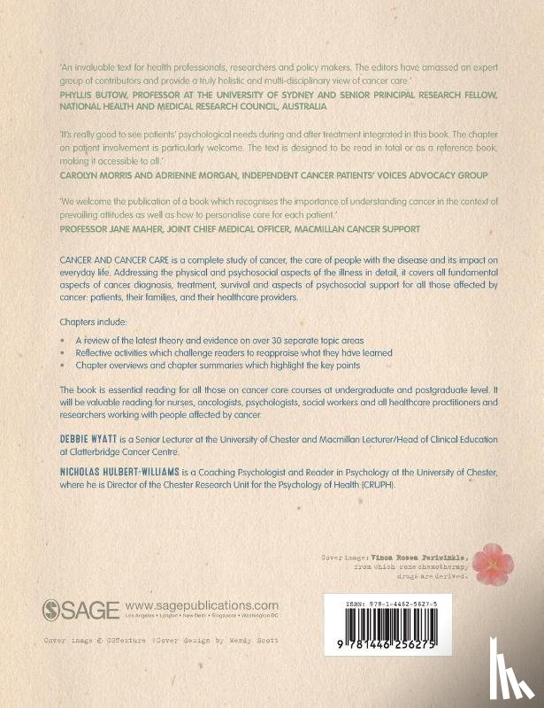  - Cancer and Cancer Care