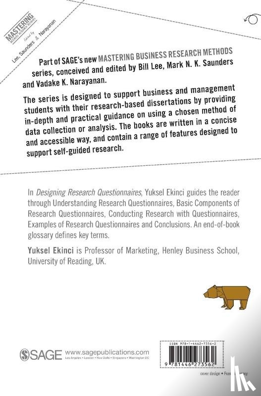 Ekinci, Yuksel - Designing Research Questionnaires for Business and Management Students
