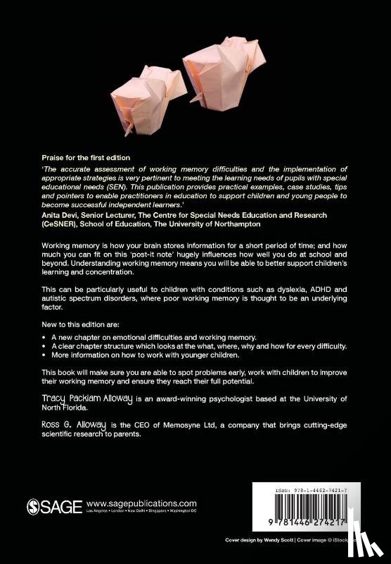 Packiam Alloway, Tracy, Alloway, Ross G - Understanding Working Memory
